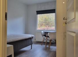 Enkeltværelse med fælles badeværelse, hotel Esbjergben