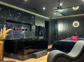 Spa viesnīca BlackRoom Suite de Luxe 50 Nuances de grey pilsētā Havra