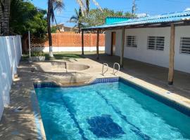 Cabaña con piscina y Cerca al mar VILLA CONEJO, alquiler vacacional en Juan de Acosta