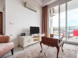 Lux Residence w Balcony 5 min to Beach in Alanya