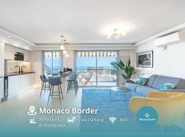 Baie de Monaco, Vue Mer, Terrasse, Parking Gratuit - AF, hotel a Monte-Carlo Golfklub környékén Beausoleilben