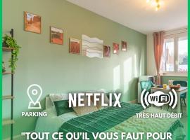 LE REFUGE - NETFLIX I WIFI HAUT DEBIT I PARKING - Confort & Cosy, apartamento en Valenciennes