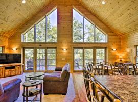 Lakefront Wisconsin Cabin with Boat Dock!, feriebolig i Birchwood