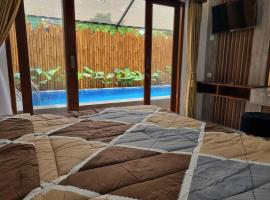 Vila Saba private pool dengan 2 kmr, hotell sihtkohas Kejayan