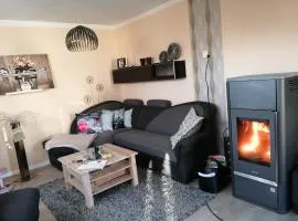 Ferienhaus am See mit Ruderboot