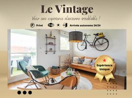 Le vintage - Wifi - Parking gratuit，Monswiller的有停車位的飯店