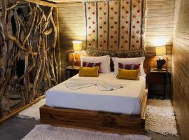 Chalet au Calme à la Ferme ฟาร์มสเตย์ในเฟส