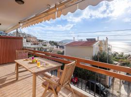 Sea view appartment 100m from the beach, hotel in Saronida