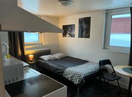 Apartment with shared bathroom in central Kiruna 1, viešbutis mieste Kiruna