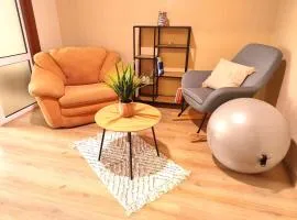 Orange Couch Apartment