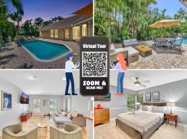 Idyllic Boca Pool Home: 4/2.5 + Study-FAU & Mizner, holiday home in Boca Raton