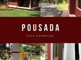 Casa vermelha, sitio pousada vô maneca, готель, де можна проживати з хатніми тваринами у місті Тімбу