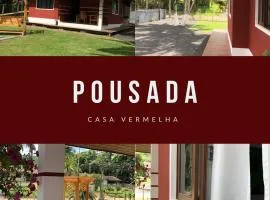 Casa vermelha, sitio pousada vô maneca