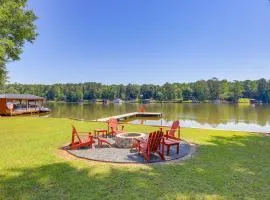 Lakefront Eatonton Escape with Dock and Fire Pit!