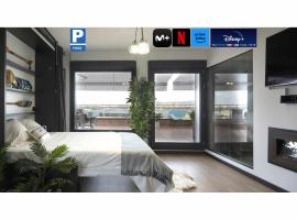 Atico Lujo Costa Vasca Bilbao,terraza, mar, jacuzi, vie&scaron;butis su baseinais mieste Santurce