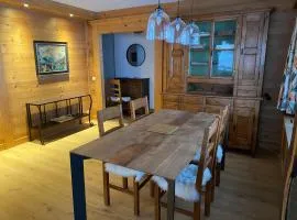 appartement 103m2 près de Megève, 2 chambres, grand garage, tennis en été