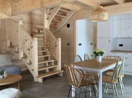 Uroczy drewniany domek - Domki pod Brzegiem, hotel met parkeren in Zakopane