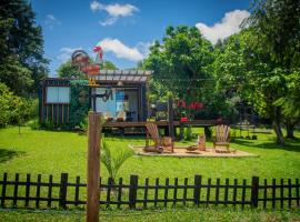 T24 Tinyhouse Container, tente de luxe à Ibiúna