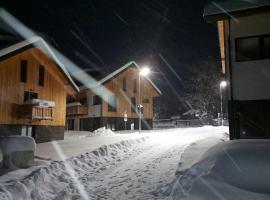 Lipno Apartments BERGMAX, Ski Areál Lipno 16min dojezd - Resort Malé Lipno s terasou a zahrádkou, parking free、チェルナー・フ・ポシュマヴィーのスキーリゾート
