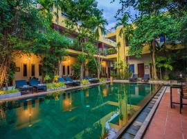 Samnak Lounge, lavprishotell i Siem Reap