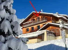 DUPLEX 50 m2 aux pieds des pistes les saisies hauteluce et contamines montjoie savoie 6 à 8 personnes 1 chambre et un coin nuit