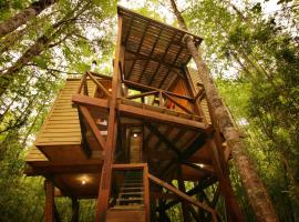 Casita Arbol, hotel with parking in Puerto Fuy