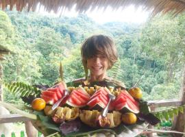 LOVELY JUNGLE LODGE & JUNGLE TREKING only book with us, hotel a Bukit Lawang