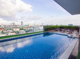 Quoc Cuong Center Da Nang Hotel by Haviland, hotel perto de Aeroporto Internacional de Da Nang - DAD, 