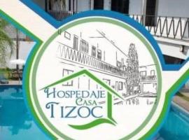 Casa Tizoc Hospedaje, міні-готель з рестораном у місті Хьютепек