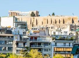 Acropolis View Cozy & Bright 2-rooms Flat