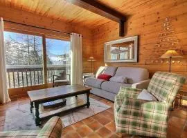 Chalet chaleureux proche des pistes, balcon et WiFi - FR-1-455-227