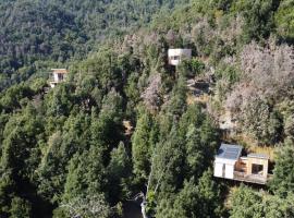 LES CABANES DE LUTINA, chata v destinaci Poggio-Marinaccio