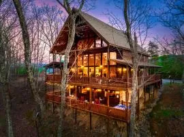Cozy cabin, crackling fire, and hot tub magic!