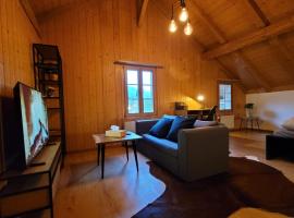 Forest View Apartment in Leissigen by Interlaken with No Kitchen, хотел в Leissigen