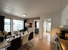 Luxurable super central 3 BR apt for a family of 6 in Oslo, lejlighed i Oslo