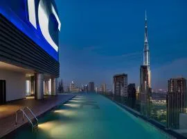 Highest Infinity Pool Burj Khalifa View