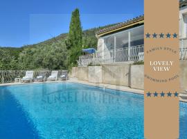 LA RAVINELLE Villa pour 8 by Sunset Riviera Holidays, hotel in Grasse