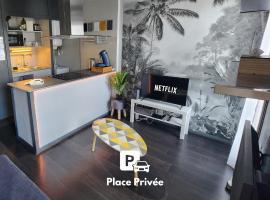 'Les Tropiques' - Parking privé - Balcon - Tout confort, apartment in Joué-lès-Tours
