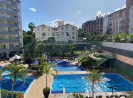 Apartamentos em Rio Quente com maravilhosa área de lazer e linda vista, hotel v destinaci Rio Quente