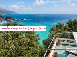 Villa Tanca With AC, Terrace and Views, hotel a Monterosso al Mare