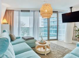 Viesnīca ar burbuļvannu Wave Family Apartment - Sea View pilsētā Meņdzizdroje