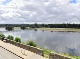 Les sternes de st Mathurin sur Loire , terrasse sur la Loire