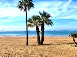 Primera linea playa valdelagrana vistas al mar, hotel v destinaci El Puerto de Santa María