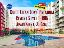 Quiet & Cozy Resort Style Fully Furnished 1-BHK Apartment, viešbutis mieste Dabolimas
