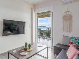 Fantastic sea view one-bedroom apartment - Lagonissi, апартамент в Лагониси