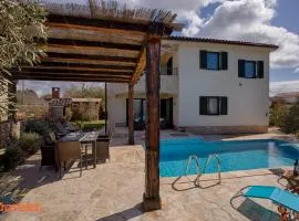 New villa with swimming pool, olive grove and sea view by Traveler tourist agency Krk ID 2201