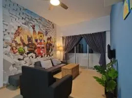 Muji Style brick themed Cameron Highland Homestay FREE Netflix