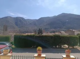F2 classé 3 étoiles vue montagne, extérieur clos