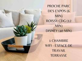 Le Roof Top - Parc des Expos - Roissy CDG, hotel in Villepinte