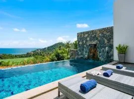VILLA DOVE Hillside Modern Infinity Sea View Pool
